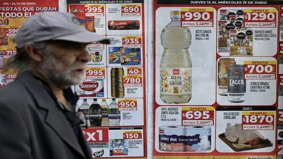 Argentine monthly inflation lowest in 2.5 years