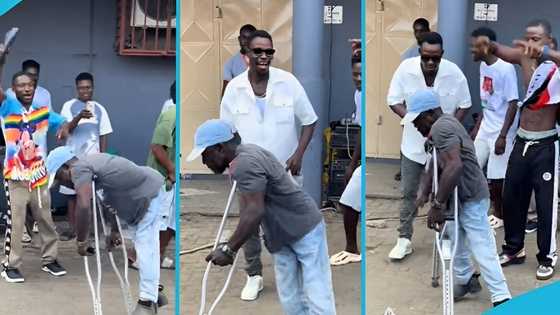 Physically challenged man steals the show at NDC victory celebration