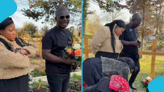 Appiah Stadium honours late blogger Adwenpahene with visit to family and gravesite in Germany