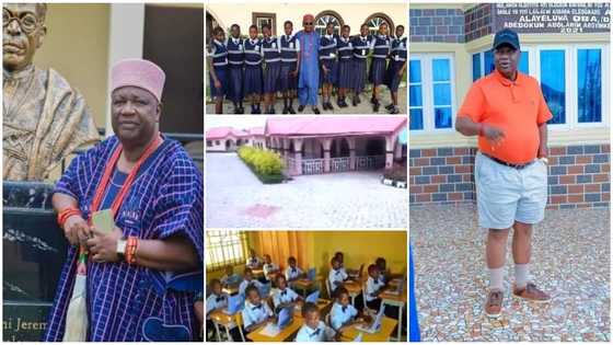 Chief builds fine school with free hostel, food, laptops and no fees for students, photos go viral
