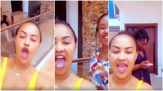 Nana Ama McBrown Bonds With Family In Cute Video And Rocks Beautiful Natural Look