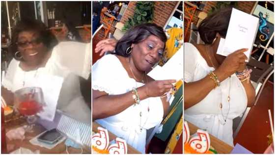 Kids make their mother cry on 66th birthday after paying off her house mortgage