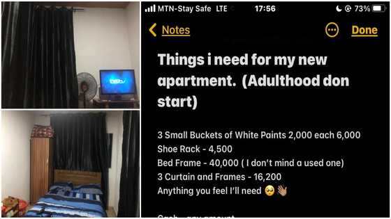 Why buy DSTV?: Reactions as young man who sought help to furnish room after leaving parents' house upgrades it