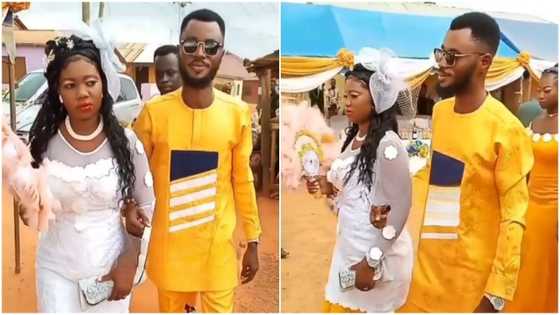 Video of 'angry' bride walking with her hubby at their wedding causes stir; many question if she wants to marry