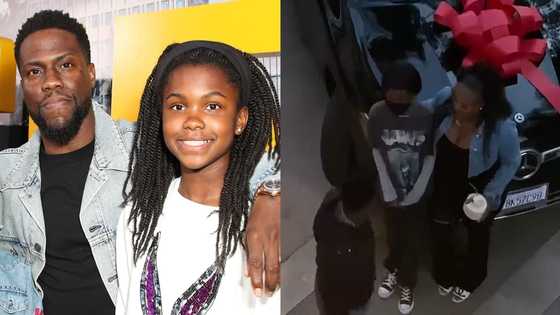 Kevin Hart Gifts Daughter Heaven Flashy Mercedes Benz SUV on Her 16th Birthday