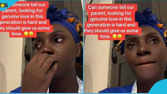 Ghanaian lady shed tears over pressure from her parents to marry, video evokes sadness