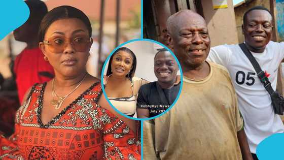 Nana Ama McBrown Remembers the Late Osanju, Makes Promise to His Grieving Dad