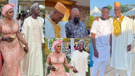 Mahama storms wedding as his brother's PA Rafiq Mahama marries, videos, photos emerge