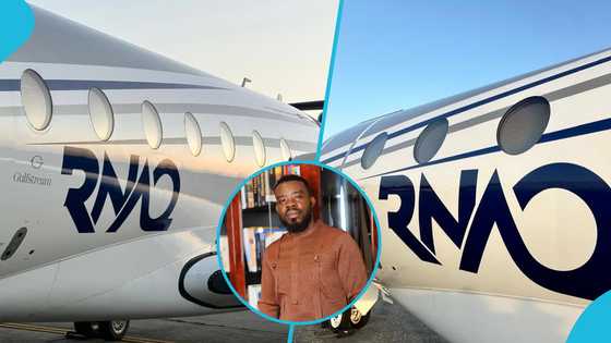 Quick Credit CEO, Richard Quaye buys a branded private jet ahead of 40th birthday, photos trend