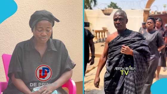 Abusuapanin Tupac visits Faustina Fosu after her son's passing: "He's serious"