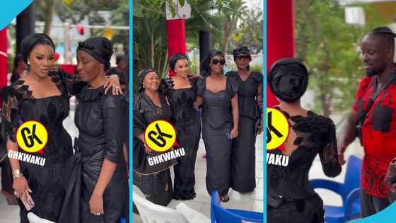 Serwaa Amihere visits Lumba's residence ahead of one-week, consoles Odo Broni and Lumba's son