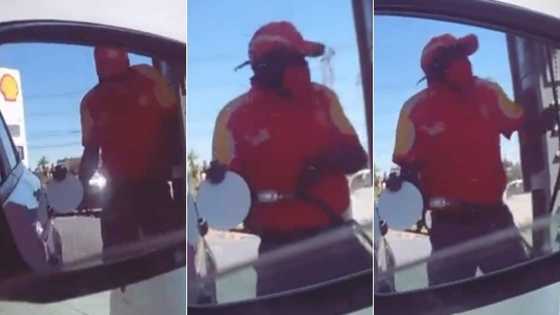 “Always Happy”: Mzansi Wowed by Petrol Attendant Filmed in Video Jamming to Fire Song