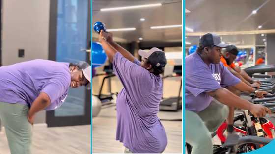 Tracey Boakye hits the gym with her husband after fans comment on her new look