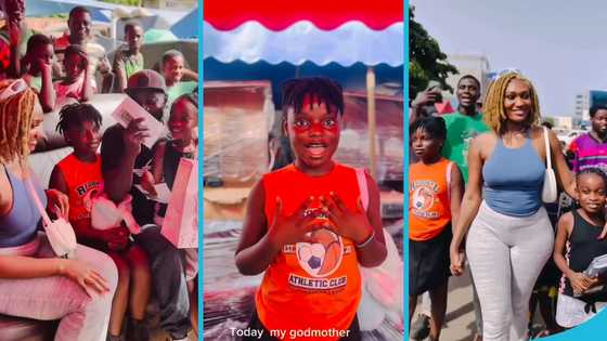 Tracy Shay's dad overjoyed as Wendy Shay gifts him cash at his furniture shop, video melts hearts