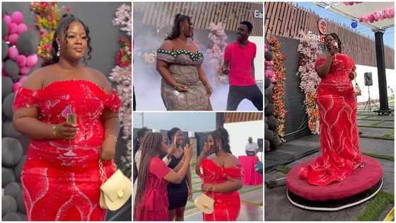 More videos from the expensive party of the Ghanaian girl who was gifted a Benz on her 16th birthday drop, peeps amazed