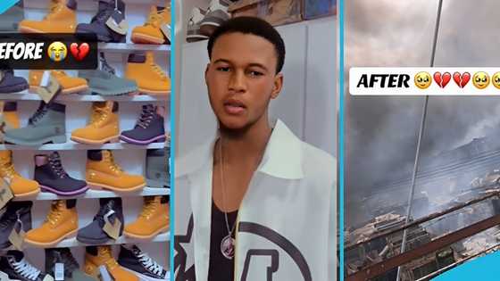Young hustler counts his losses, shows shop before the Adum fire incident