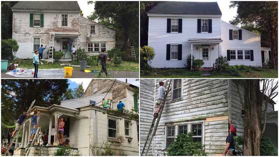 Kind neighbours rescue retired teacher from heavy gov't fine; help to repaint her house