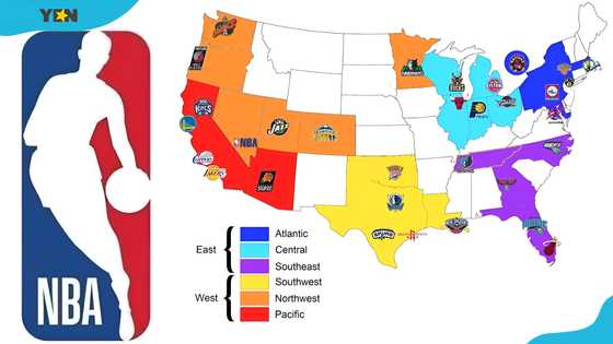 NBA teams map: How many basketball teams are in each NBA conference?