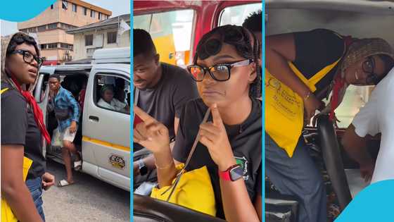 Yvonne Nelson relives childhood as she rides trotro to Kantamanto, video delights netizens