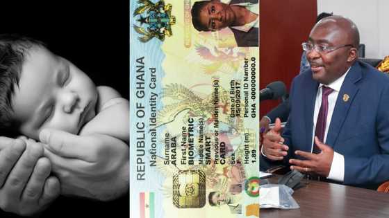 Newborns will get Ghana Card numbers at birth; real card to be issued at age 6 - Bawumia