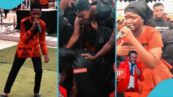 Rev Major's talented children pay glowing tribute to him with a popular funeral song at his one-week