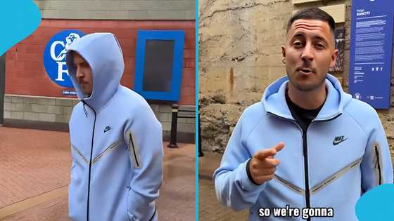 Eden Hazard returns to Chelsea in an undercover role and tests fans’ recognition at Stamford Bridge