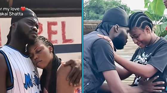 Ghanaian TikTok star surprises girlfriend with marriage proposal: "The woman of my heart"