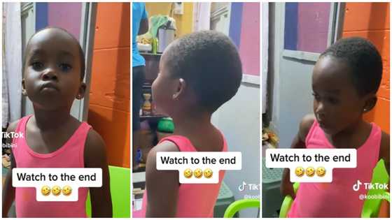 Little Ghanaian girl fumes at mom for hissing at her, issues warning in viral video