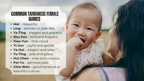 200+ common Taiwanese female names with meanings for you and your baby girl
