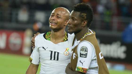 Asamoah Gyan finally opens up about Dede Ayew being made captain ahead of 2019 AFCON