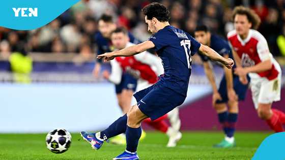 PSG star Vitinha misses crucial penalty against AS Monaco, video