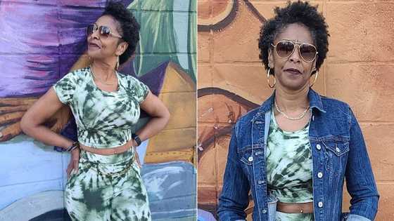 Black don't crack: 50-year-old lady stuns social media with her amazing looks in video