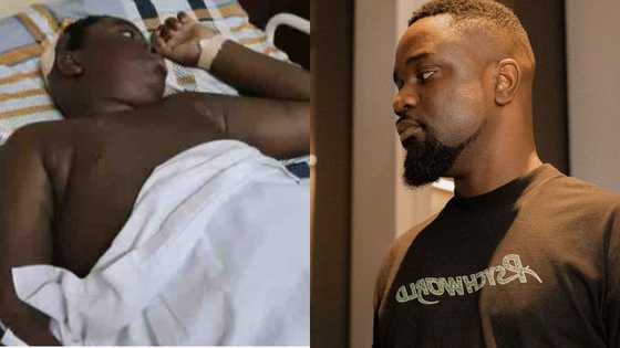 Sarkodie heartbroken after 13-year-old fan he helped to undergo brain tumour surgery dies; shares emotional video