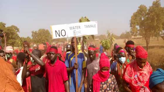Residents in N/R block road, water treatment plant over "no-show" contractor