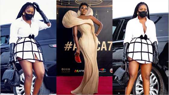 Nana Akua Addo drops bedroom video; shows off 'husband' ahead of Vals day