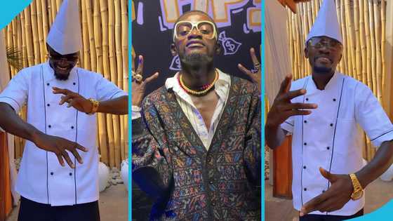 Lil Win dresses like a chef, sings his new song Me Nwom in exciting video: "Banger alert"