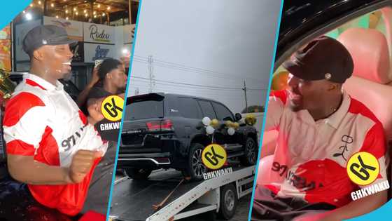 Dancegod Lloyd's friend gifts him a Toyota Land Cruiser as his first car: "Common dancer how can he buy fuel"