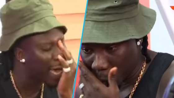 Stonebwoy: Musician fights back tears as he recounts an emotional moment triggered by a movie