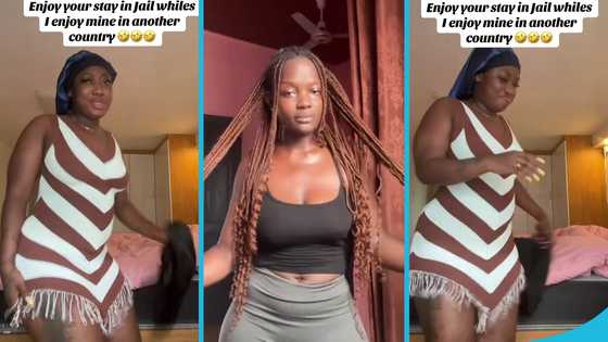 Seyram Adablah's biggest online rival celebrates her 45-day jail term, video causes a stir
