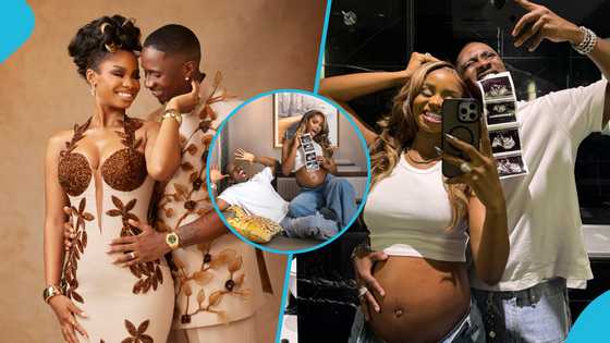 Priscilla and Juma Jux joyfully announce pregnancy, share stunning baby bump photos online