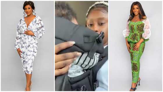 Zionfelix's 1st baby mama and son warm hearts in video while on plane