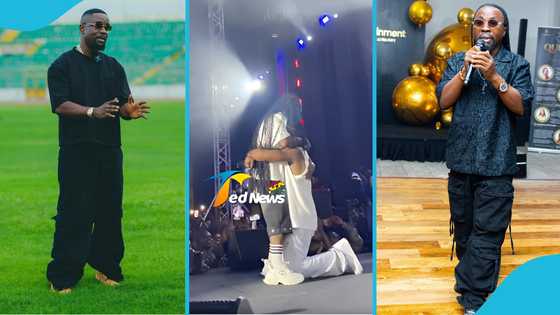 "I feel ashamed when Sarkodie kneels before me": Obrafour hails BET winner