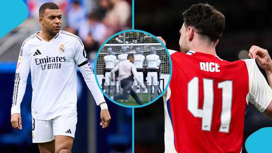 Mbappe spotted perfecting free-kick skills before facing Partey and Arsenal Clash in UCL: video