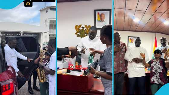 Dr Frank Amoakohene turns 35, Mercy Asiedu, Wayoosi, others throw a surprise party