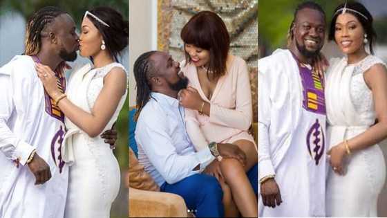 Actor Eddie Nartey drops old video chilling with his late wife; Kafui Danku, other celebs console him