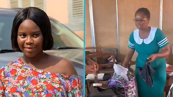 Ghanaian lady sells sobolo to cater for herself in nursing school: "My side job"