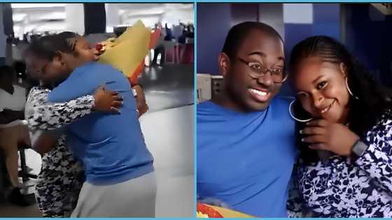 American man delights as he arrives in Ghana to meet pretty lover for the first time: “That’s awesome”