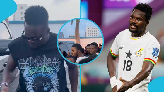 Daniel Amartey’s Dodge Ram attracts huge fan attention at La Mac Dan Park in viral video