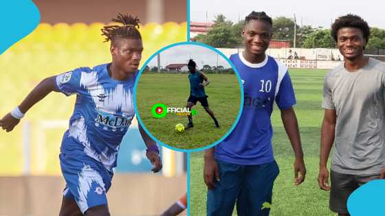 Stephen Appiah's son pushes through injury setbacks: "He's determined to prove himself"