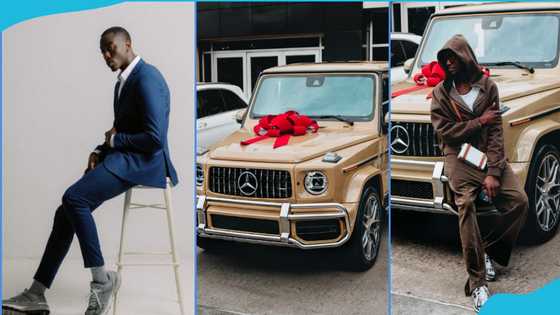 GH man becomes a millionaire at 27 after moving abroad, buys G-Wagon